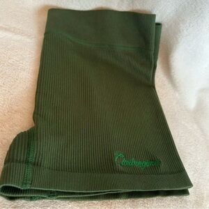 Civil Regime Olive Green Women's Bike Shorts Size Large